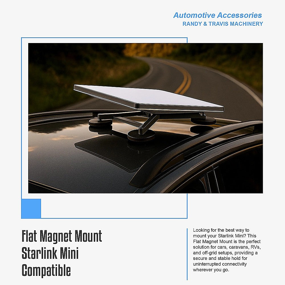 Flat Magnet Mount Starlink Mini Compatible