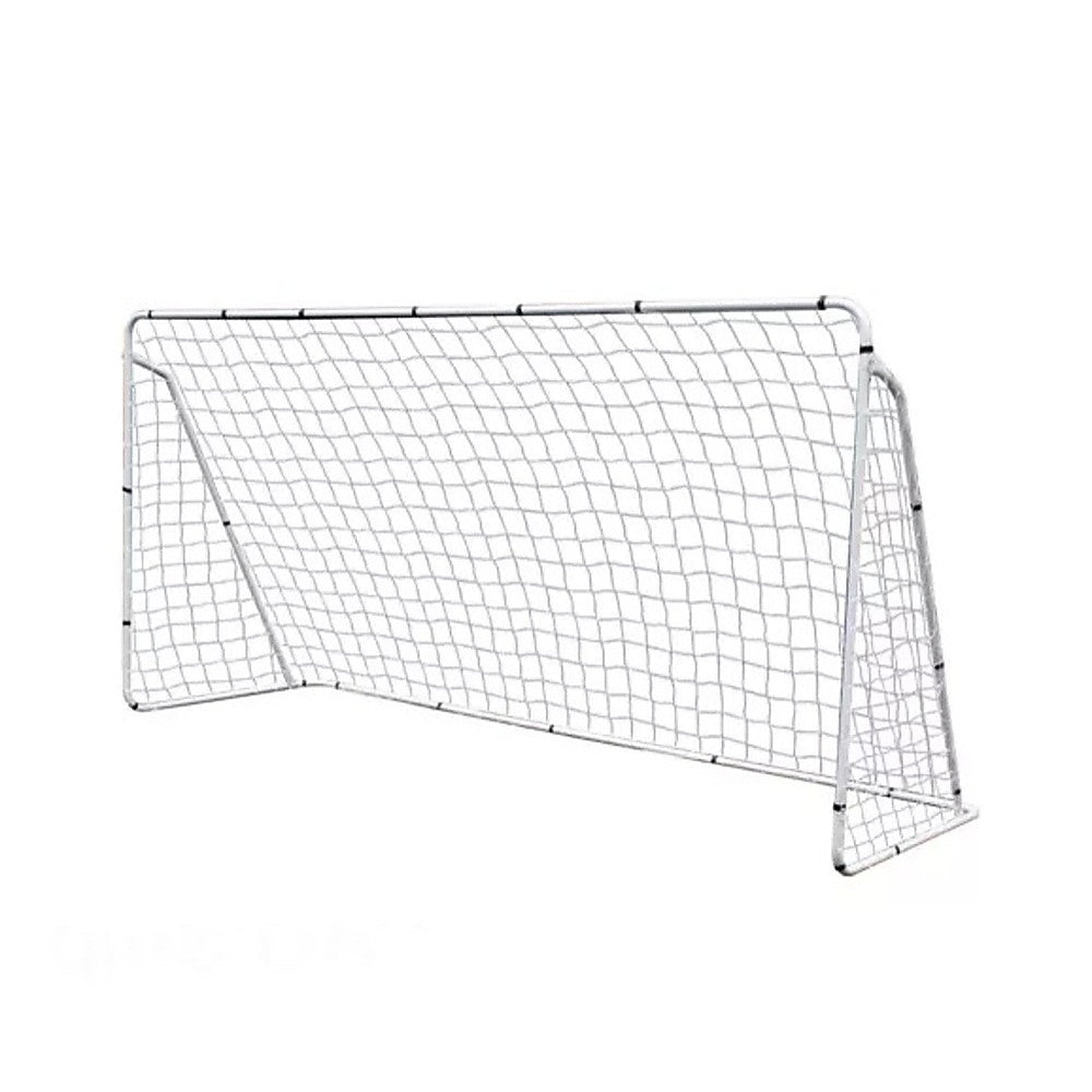 3.6m x 1.9m Portable Soccer Goal Net Steel Post Frame Backyard Football Training Set