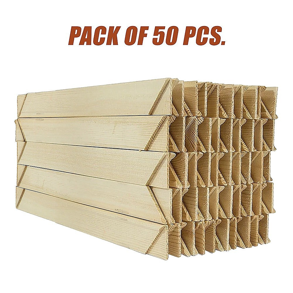 50x Canvas Stretcher Bars Frames Pine Wood