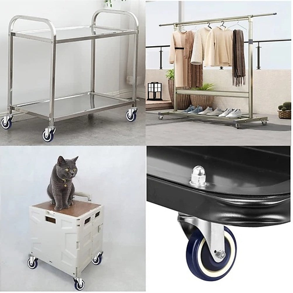 8 x 5  Diameter Wheels Nuts and Bolts included