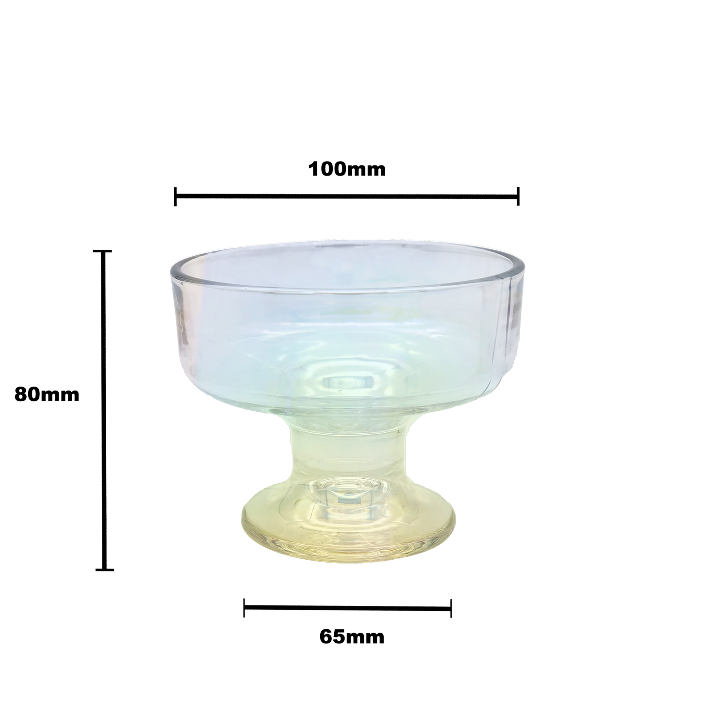 Authur Dessert Glass Bowl - 200ml iridescent