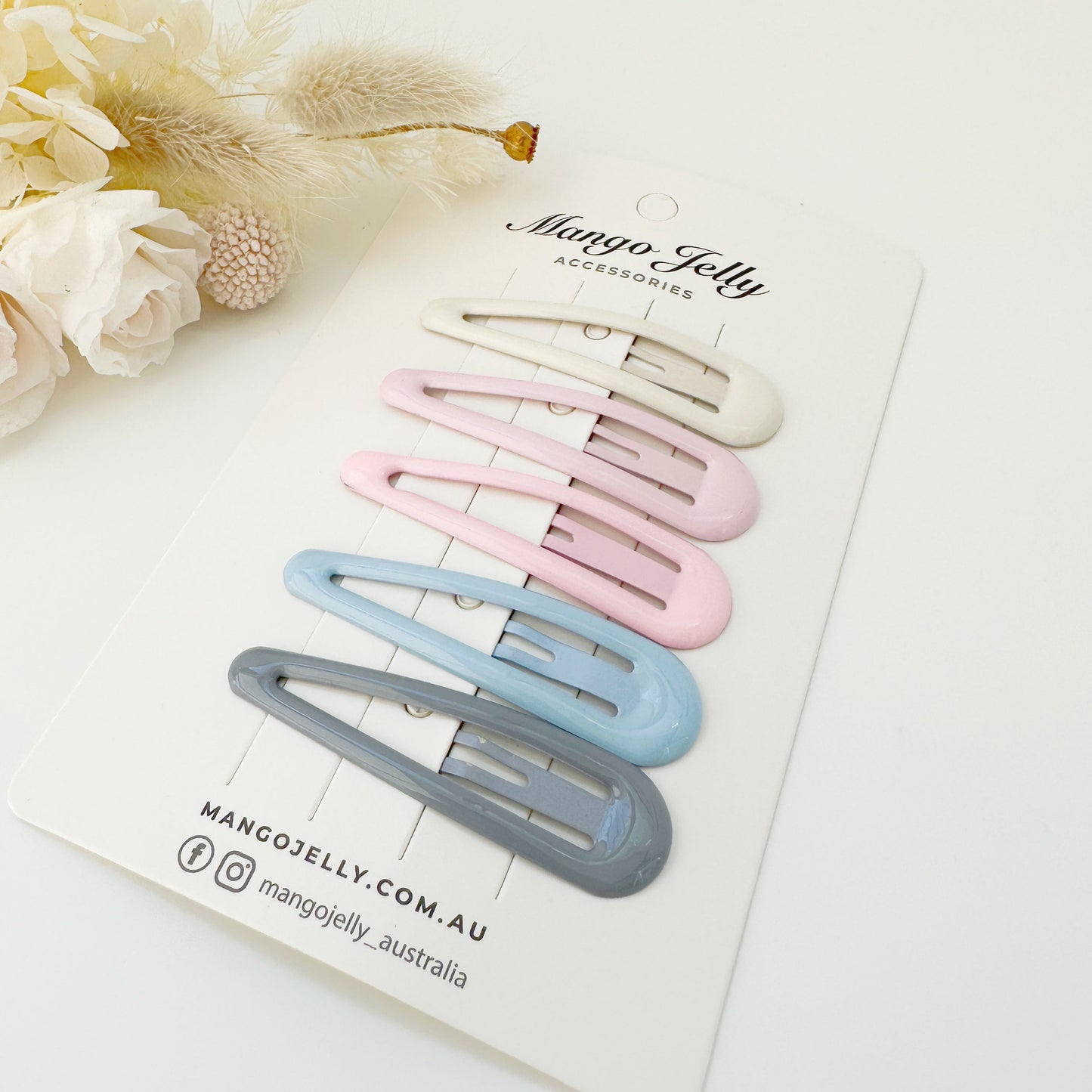 Butter Cream Hair Clips Collection - Ice cream Classic - Twin Pack