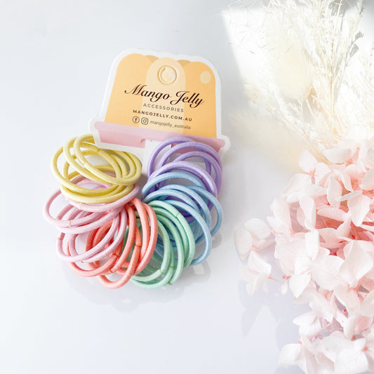 Kids Hair Ties (3cm) - Classic Candy - Three Pack