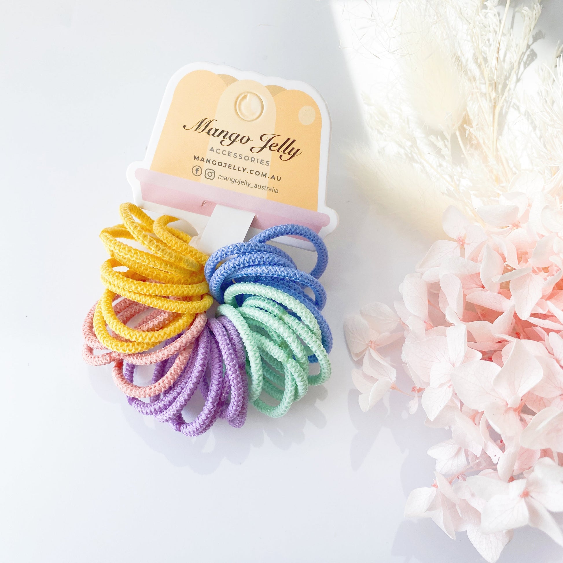 Kids Hair Ties (3cm) - Ring Candy - Six Pack