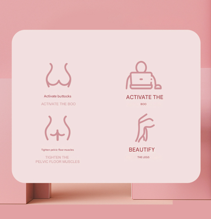 Purple Multi-functional Pelvic Floor Muscle Trainer - Postpartum Recovery and Leg Shaping Device