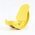1-Pair Yellow Reinforced Calf Stretcher Slant Board - Professional Non-Slip Achilles Tendon & Hamstring Stretcher for Physical Therapy, Yoga & Fitness