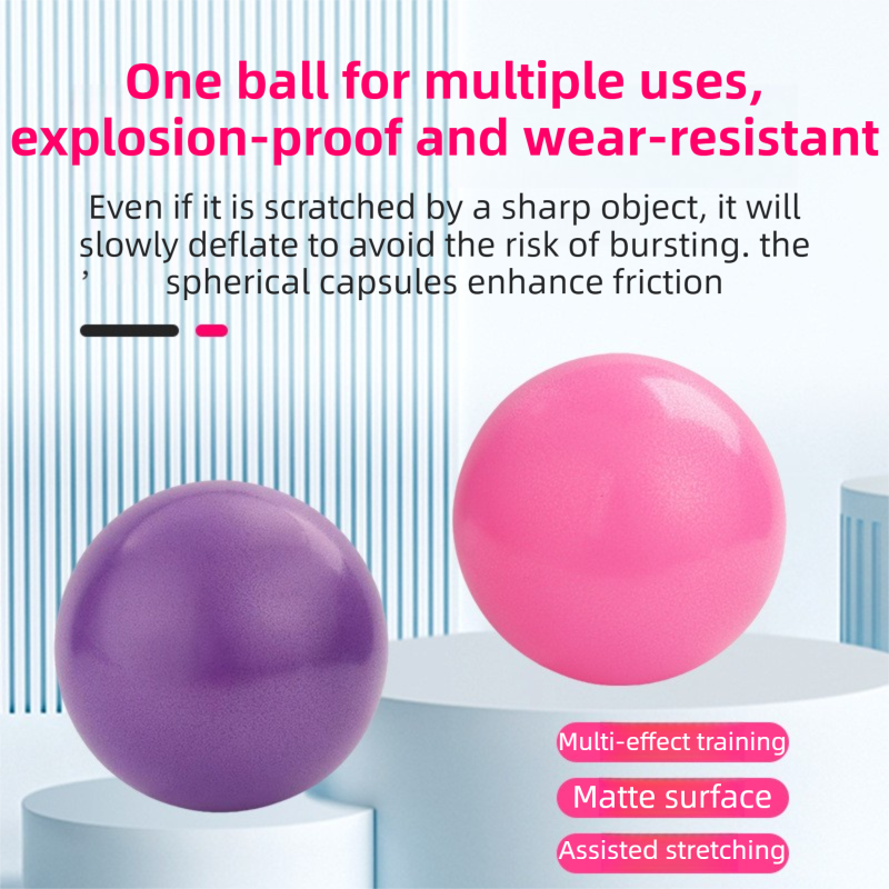 Blue Professional Pilates Ring & Yoga Ball Set - Multipurpose Home Fitness Equipment for Whole-Body Core Training & Pelvic Floor Strengthening