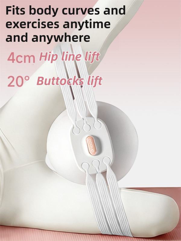 Purple 3-Level Resistance Pelvic Floor & Inner Thigh Trainer - Multi-Function Kegel Exercise Set with 25cm Yoga Ball & 3-Pair Resistance Rope