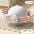 Pink 3-Level Resistance Pelvic Floor & Inner Thigh Trainer - Multi-Function Kegel Exercise Set with 25cm Yoga Ball & 3-Pair Resistance Rope