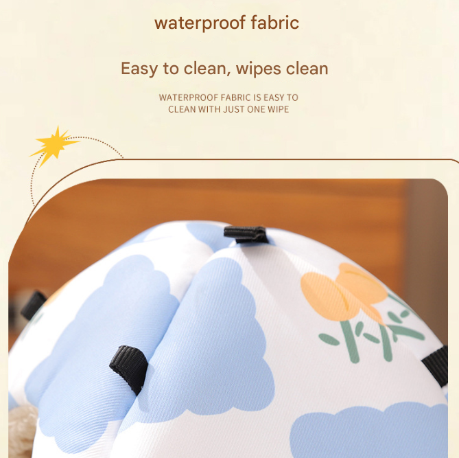 Pink Strawberry Bunny Soft Shelter for Small Mammals – Hanging & Floor Use, Waterproof Surface, Easy Clean(Size: M)