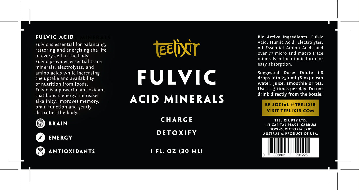 Fulvic Acid Minerals (Liquid)