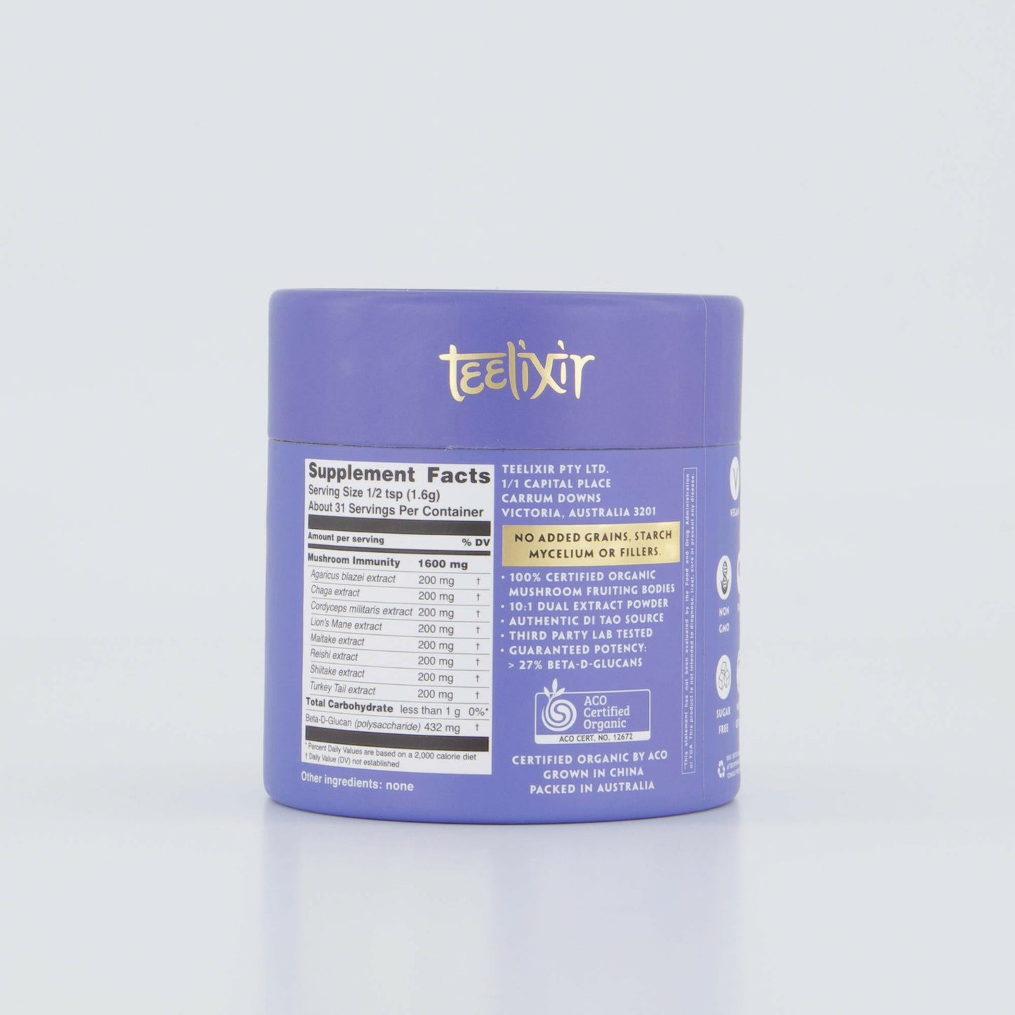 Organic Mushroom Immunity 500g