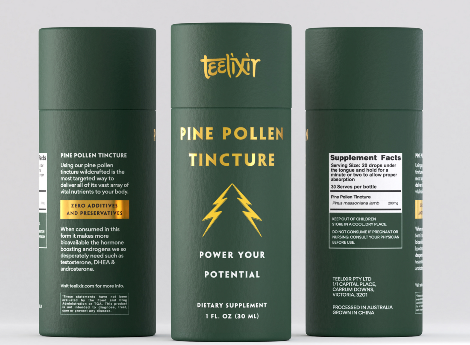 Pine Pollen Extract (Tincture) 30ml