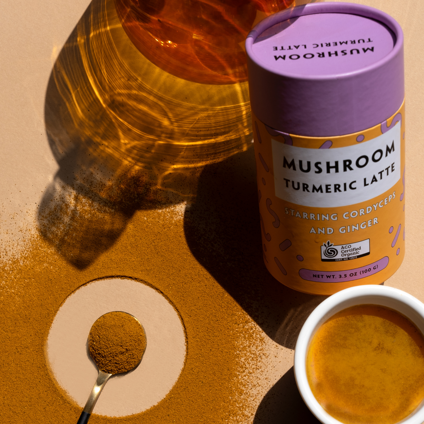 Organic Mushroom Turmeric Latte 100g