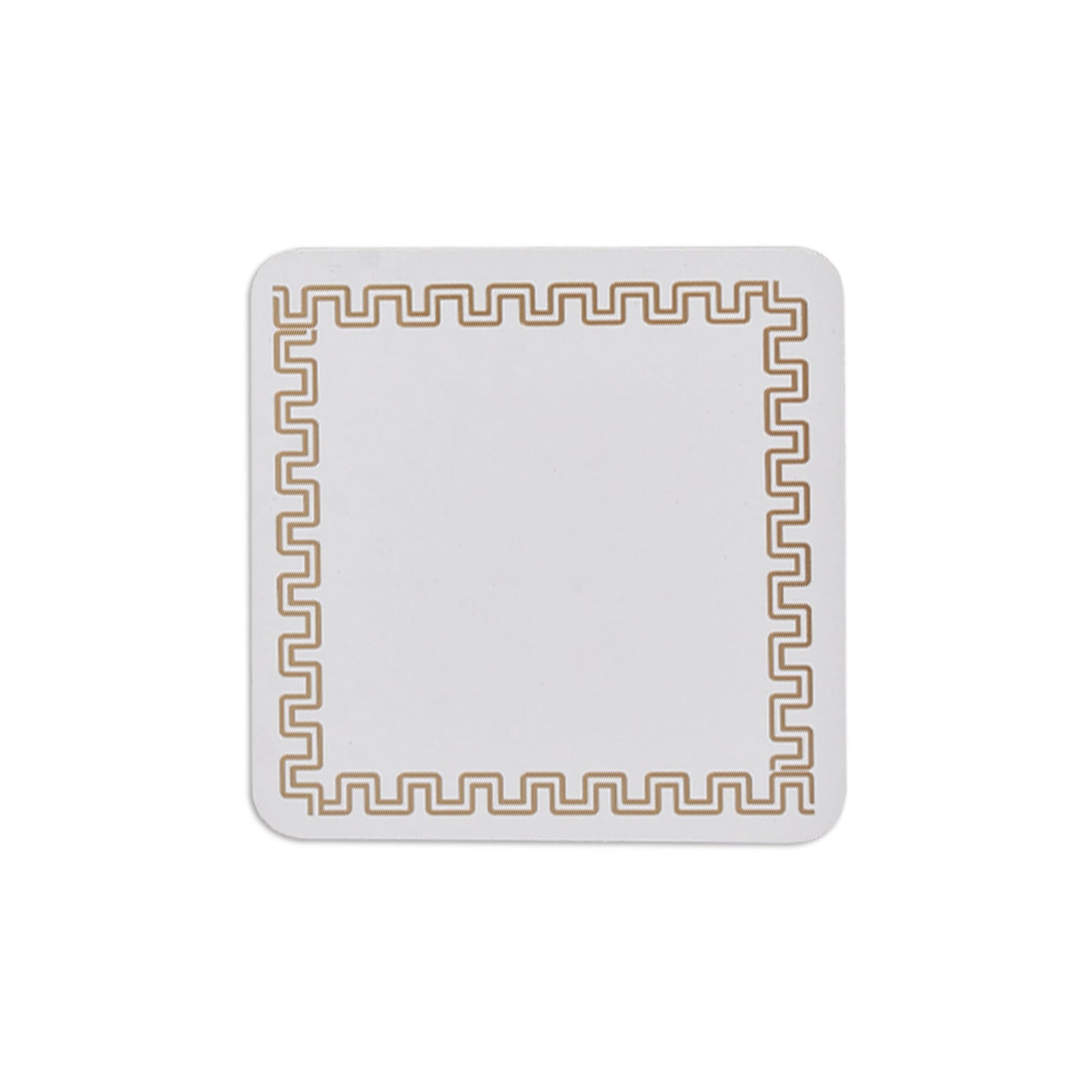 Clevinger Set of 4 MDF Coasters Gold Border