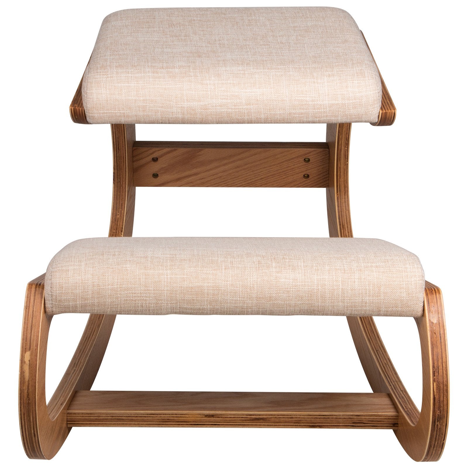Ergonomic Kneeling Chair Heavy Duty Better Posture Kneeling Stool Office Chair Home for Body Shaping Relieveing Stress Meditation Desk Computer Kneeling Stool Chair