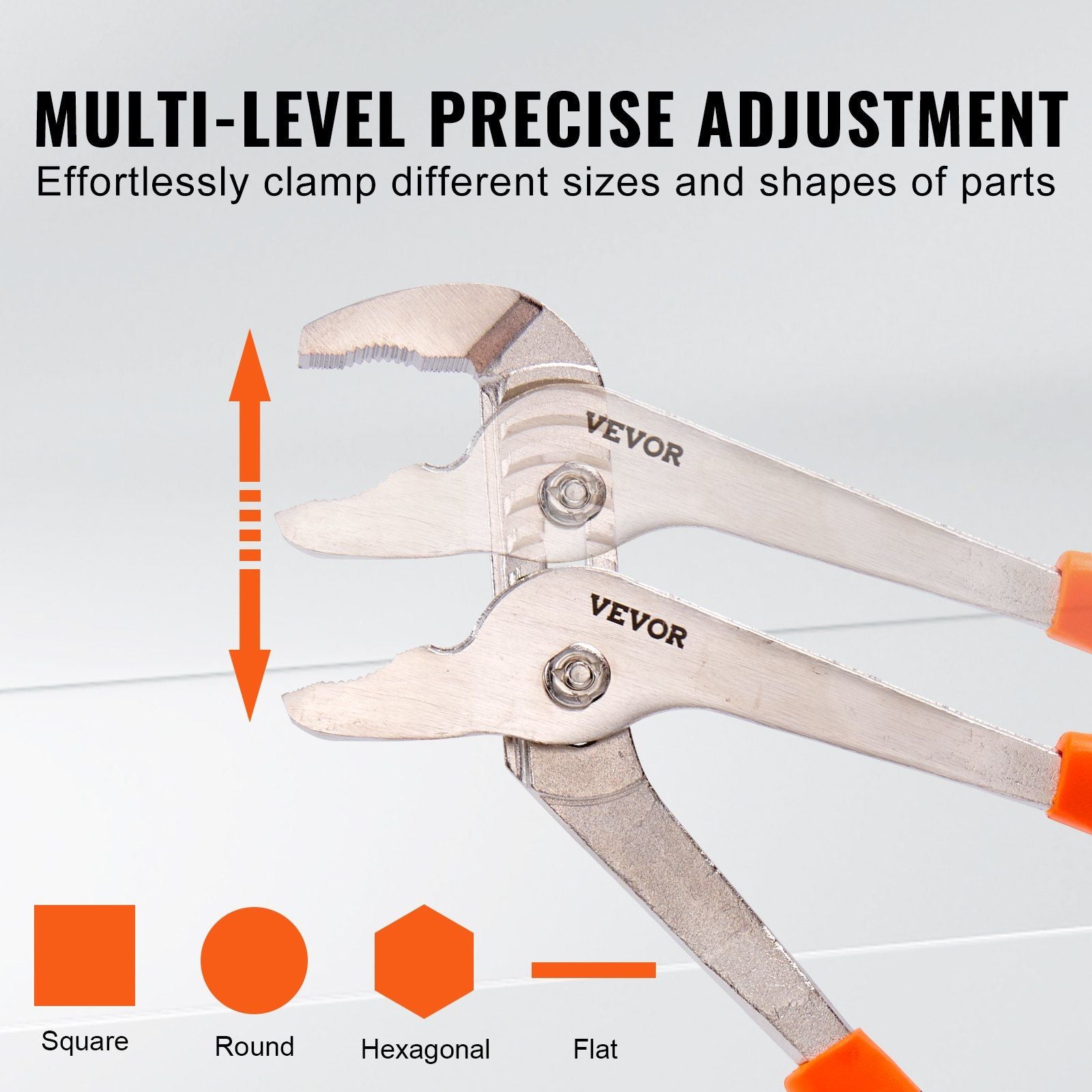 Pliers Set, 8-Piece, High Carbon Steel, 30.5cm/25.4cm/20.3cm Groove Joint Pliers, 20.3cm Linesman's Pliers, 15.2cm Slip Joint Pliers, 20.3cm Long Nose Pliers, 15.2cm Diagonal Cutter, 25.4cm Adjustable Wrench, and Tool Bag