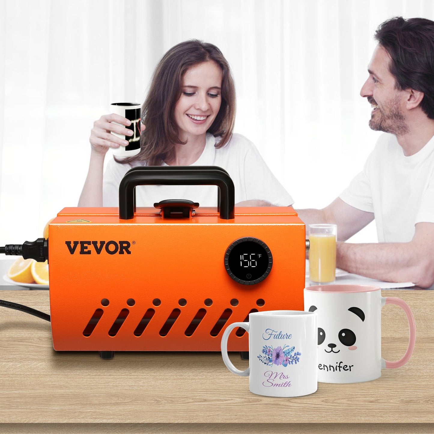 Mug Heat Press, 30oz Tumbler Heat Press Machine, Sublimation Transfer 11-15oz 16-25oz 30oz Straight Skinny Tumblers, Cup Heat Press with Heat-resist Gloves & Tape, DIY Ceramic Mugs Cups Glasses