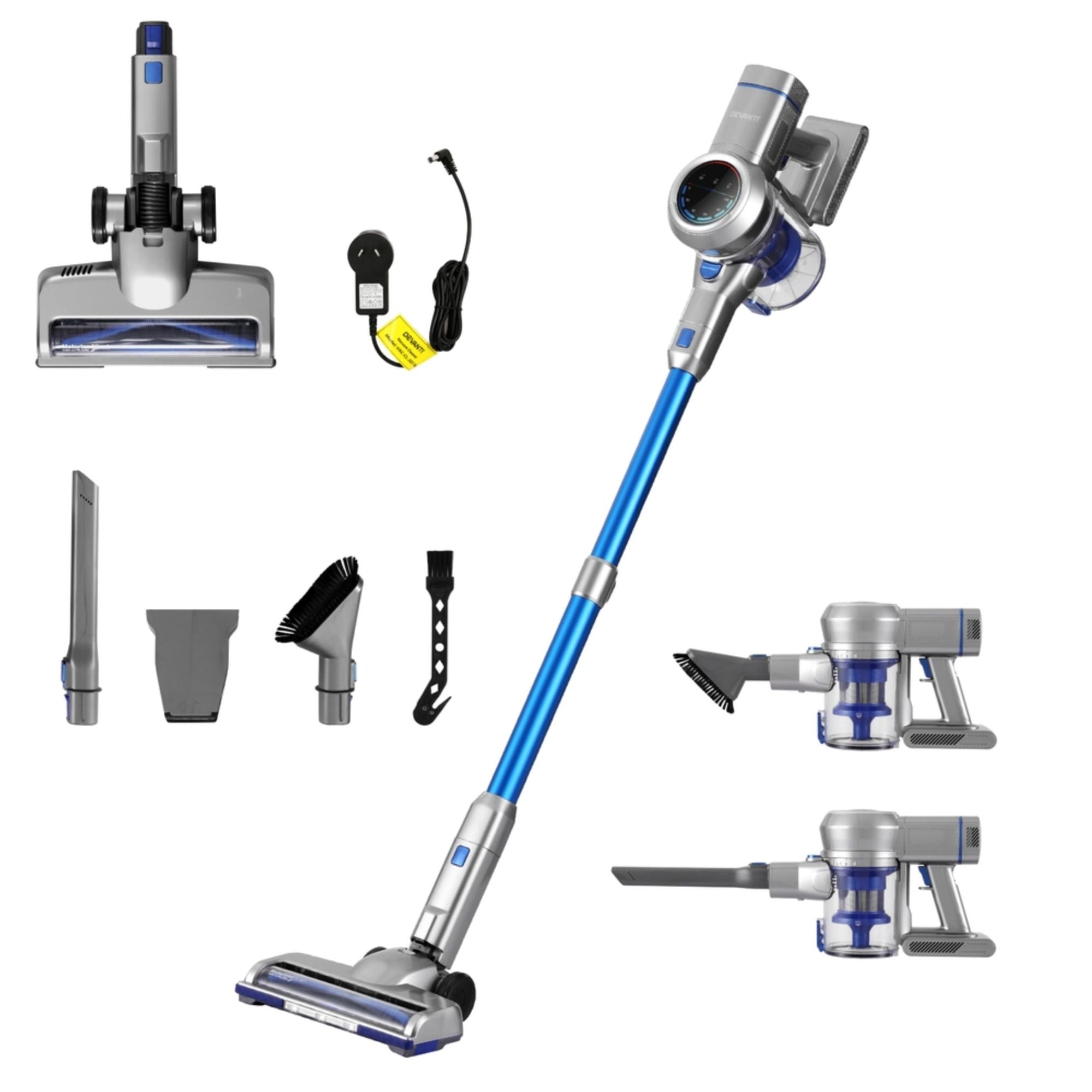 Devanti 300W Stick Vacuum Cleaner Cordless Self-Standing