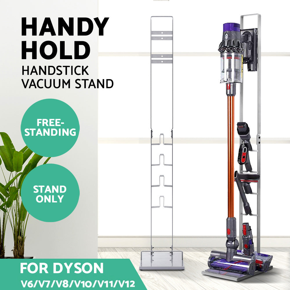 Freestanding Dyson Vacuum Cleaner Stand for V6 7 8 10 11 Silver