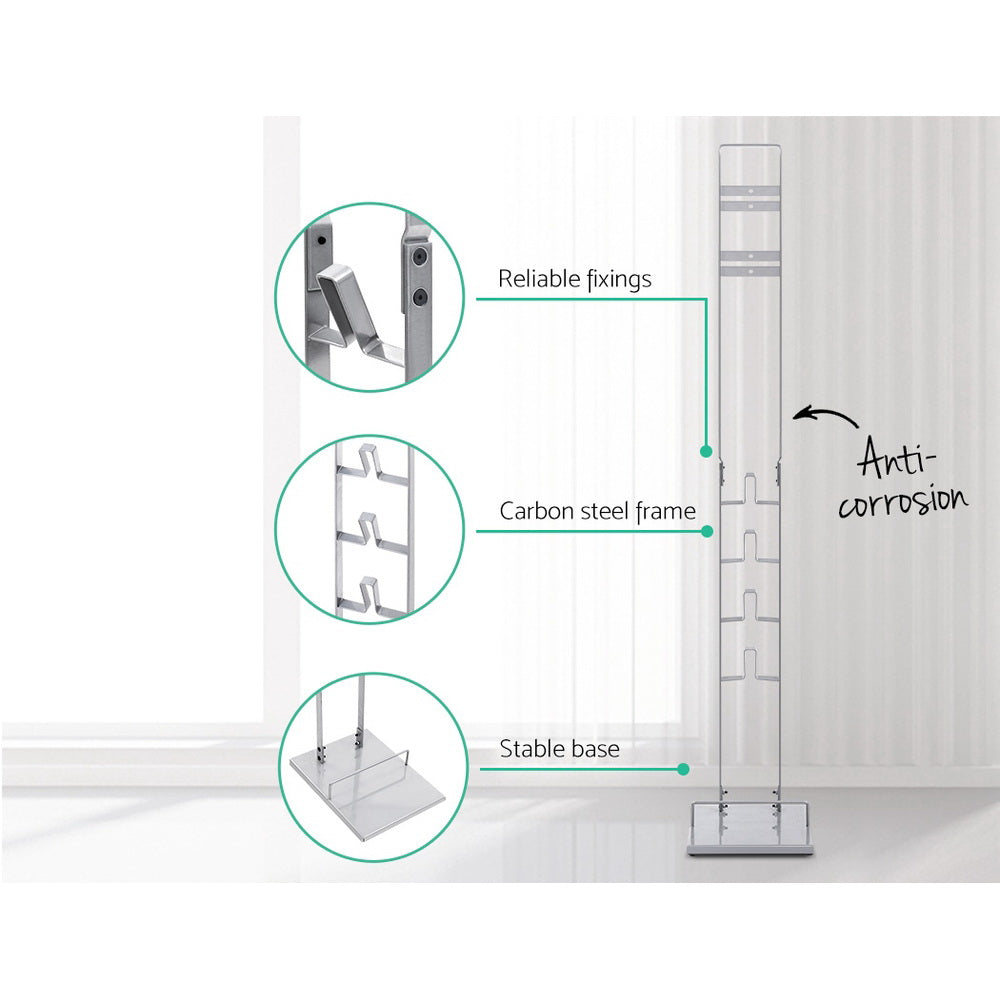 Freestanding Dyson Vacuum Cleaner Stand for V6 7 8 10 11 Silver