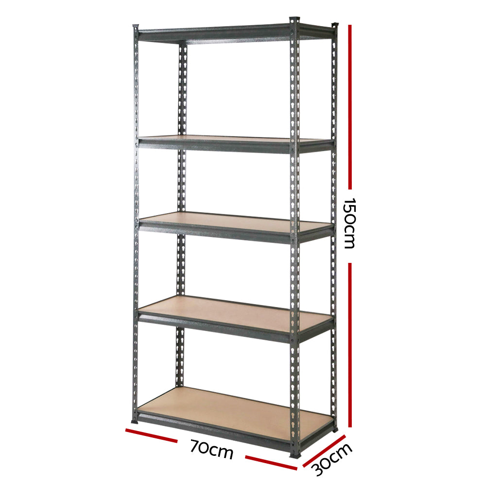 6X1.5M Garage Shelving Warehouse Rack Pallet Racking Storage Shelves