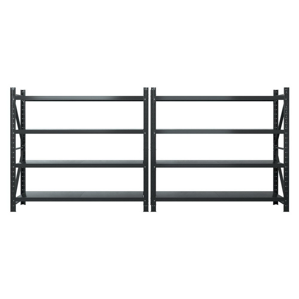 4Mx1.8M Garage Shelving Warehouse Rack Black