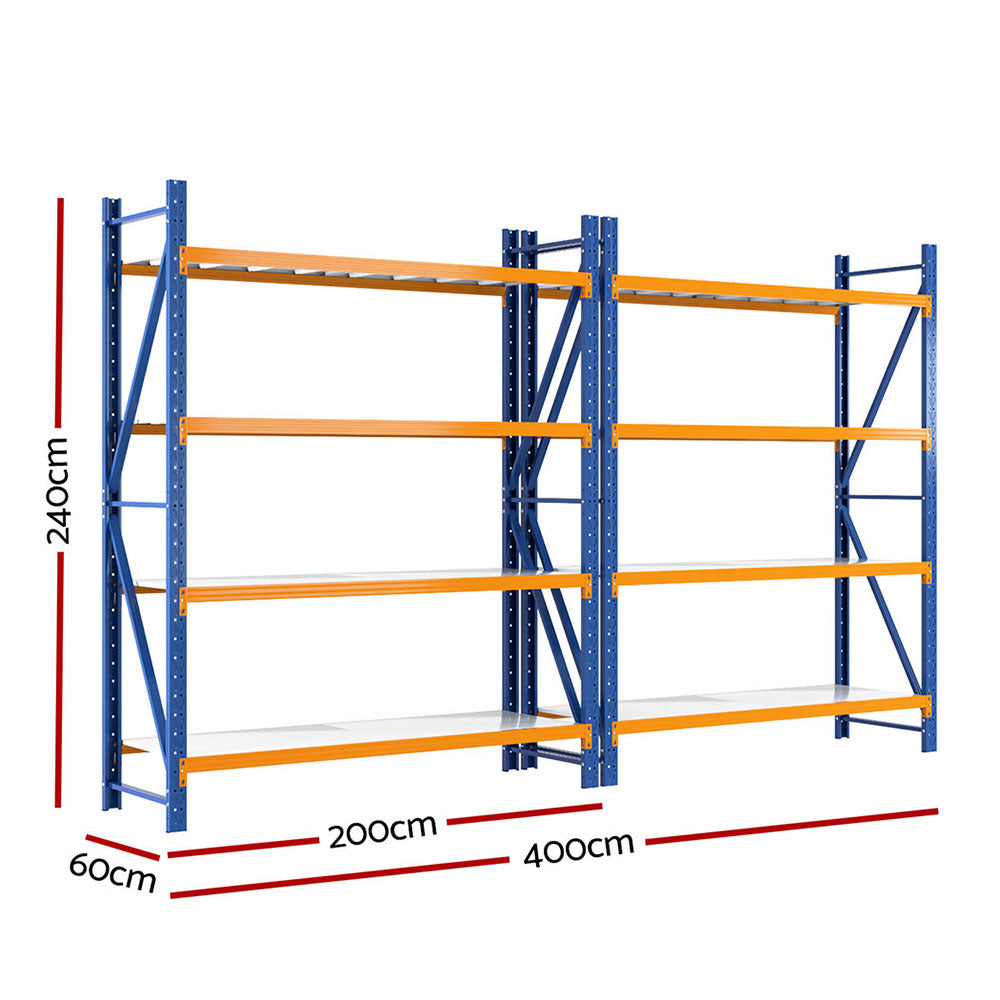 4Mx2.4M Garage Shelving Warehouse Rack