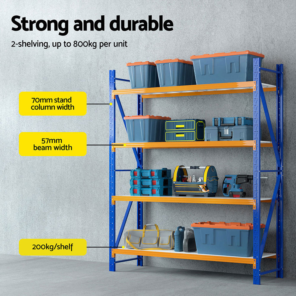 4Mx2.4M Garage Shelving Warehouse Rack