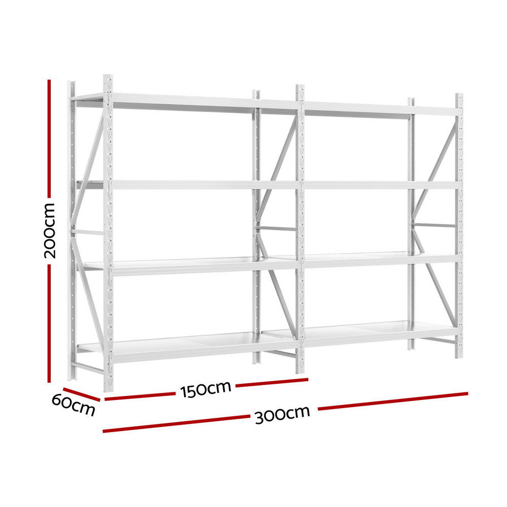 3Mx2M Garage Shelving Warehouse Rack