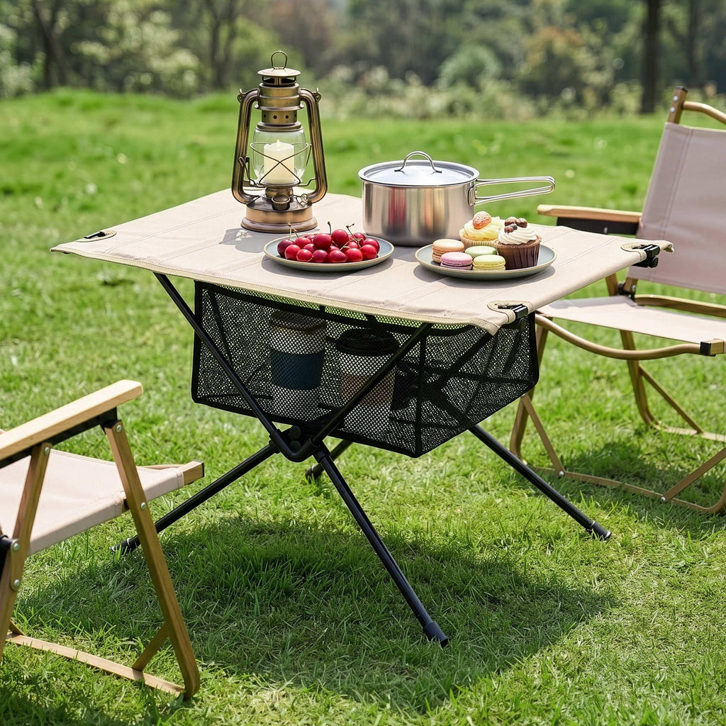 Weisshorn Folding Camping Table Portable Picnic Desk Camp Furniture