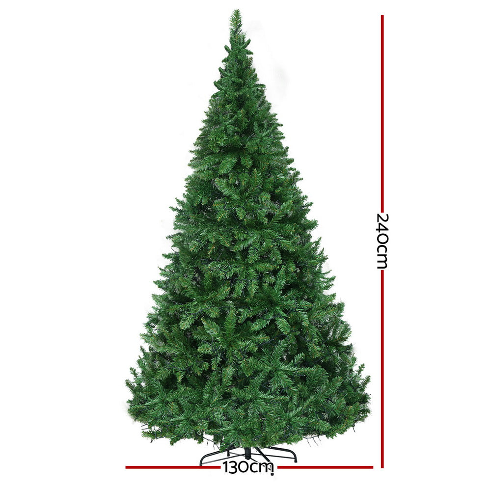 Christmas Tree 2.4m Xmas Tree Decorations 1488 LEDs