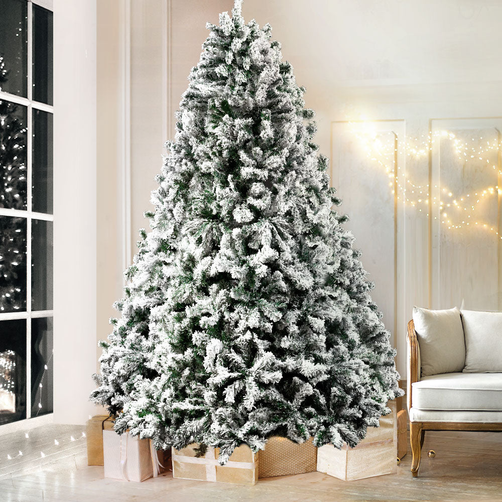 Christmas Tree 1.8M Xmas Trees Decorations Snowy 758 Tips