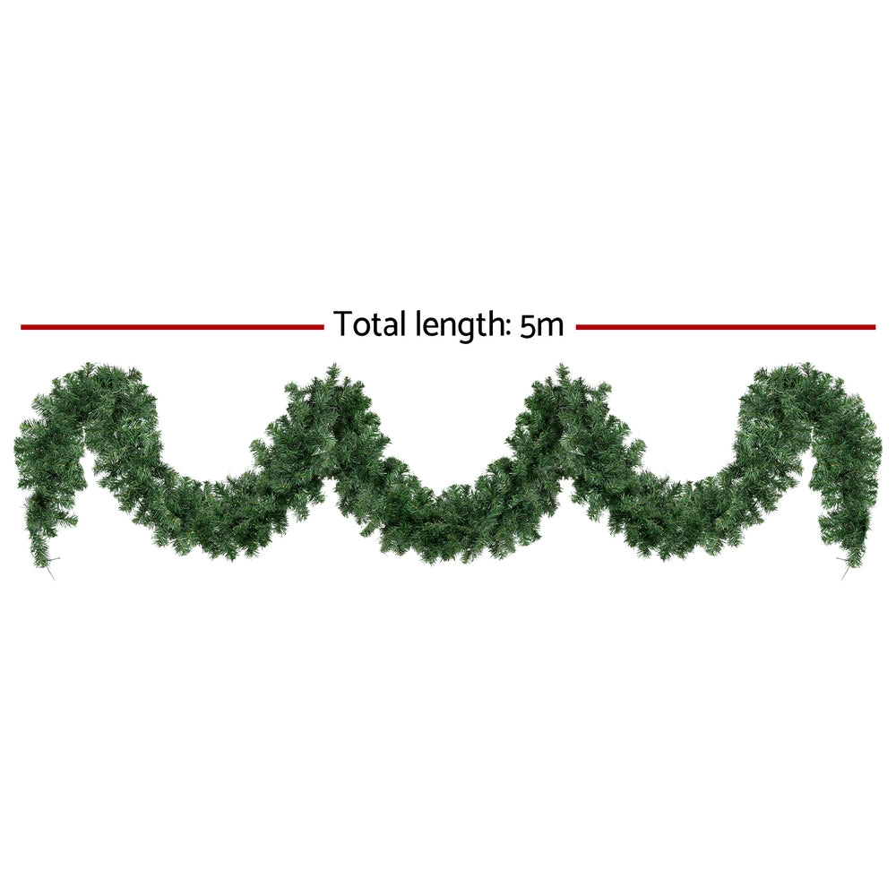 5M Christmas Garland LED Lights Party Xmas Decorations 380 TIPS
