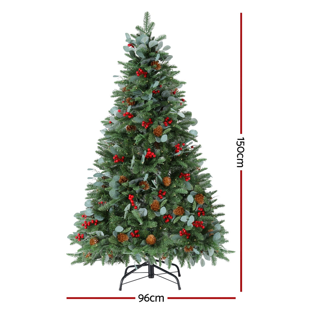 Christmas Tree 1.5m 160 LED Xmas Tree Party Decorations 355 Tips