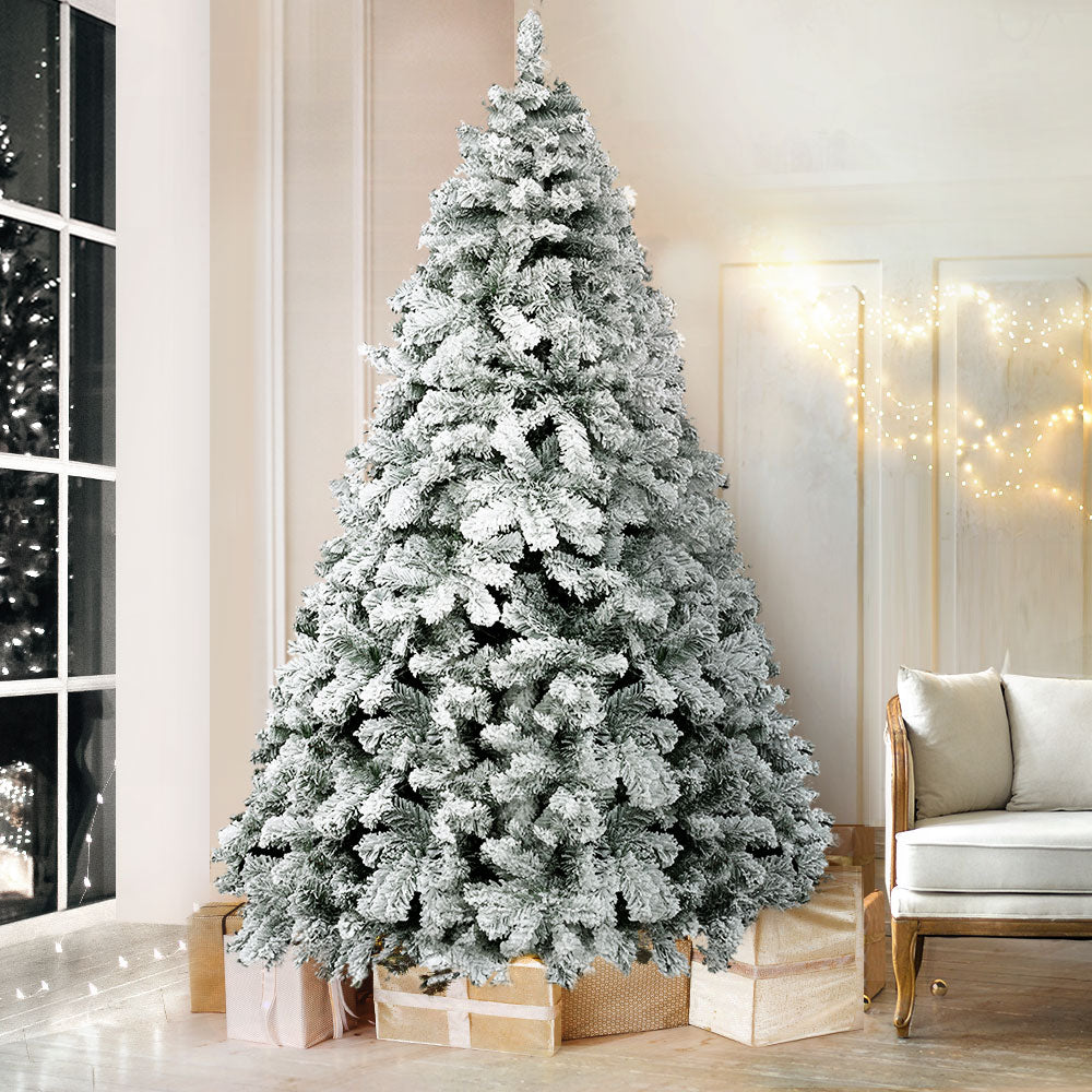 Christmas Tree 1.8m Snow Flocked Xmas Tree Decorations 468 Tips
