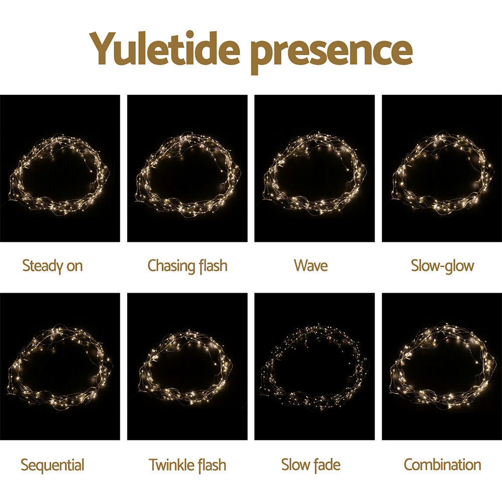 3X3M Christmas Lights Curtain String Light 300 LED Warm White