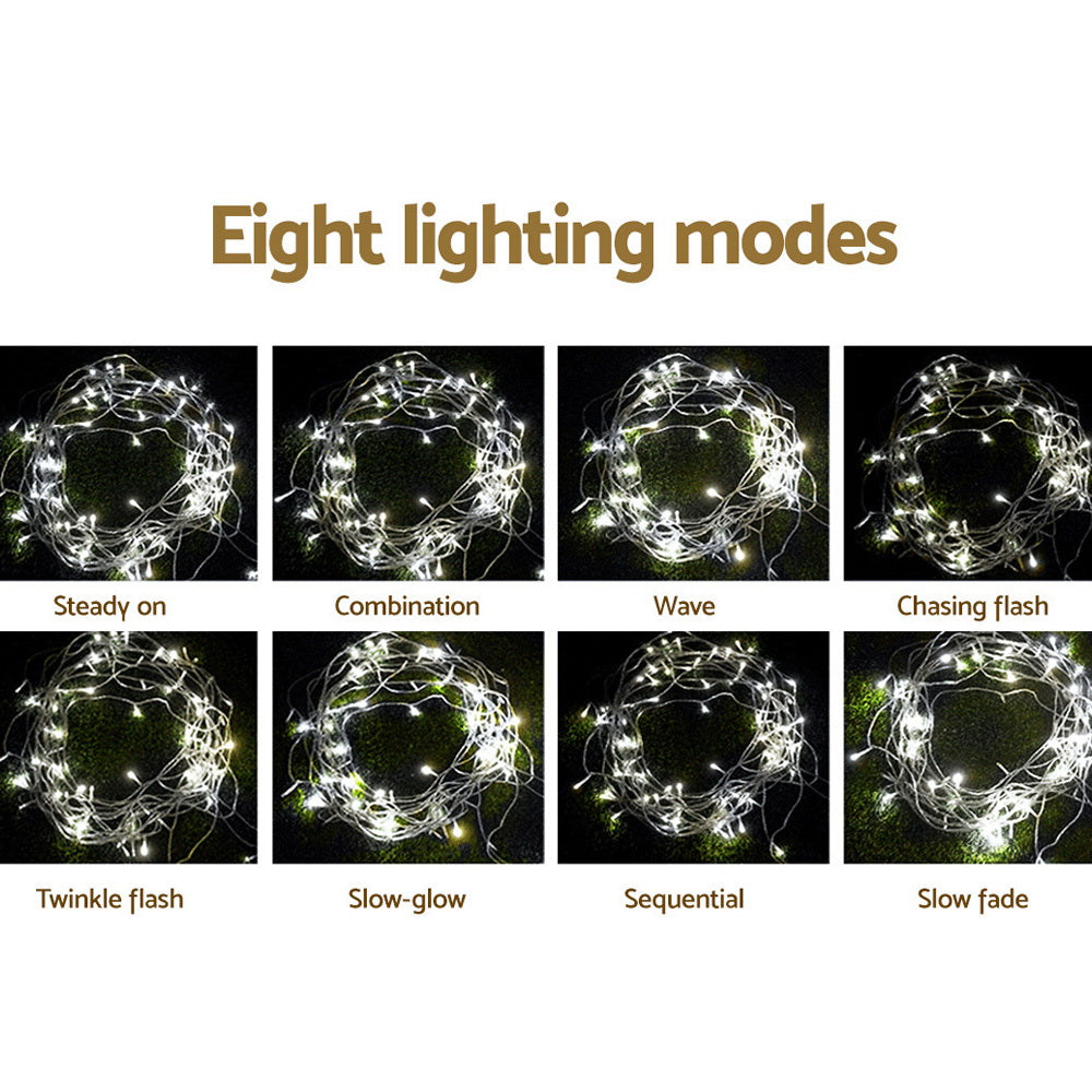 3X6M Christmas Lights Curtain Light Cool White 600 LED