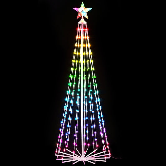 1.8M Christmas Tree 265 LED RGB Fairy Lights