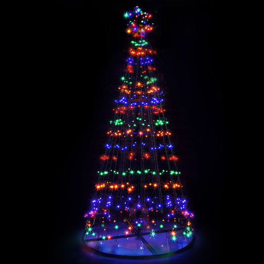 2.1M Christmas Tree 264 LED Solar