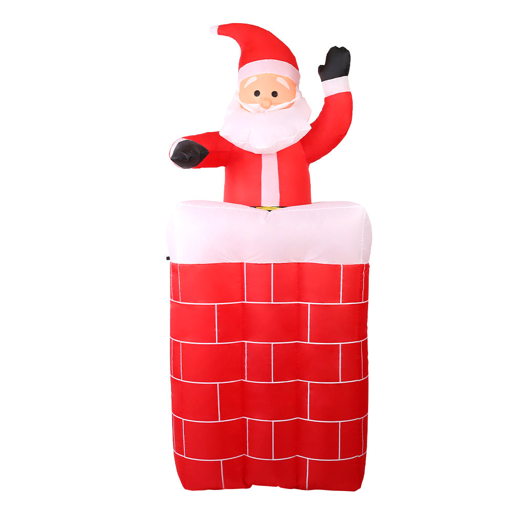 Christmas Inflatable Santa Pop Up 1.8M Illuminated Decorations