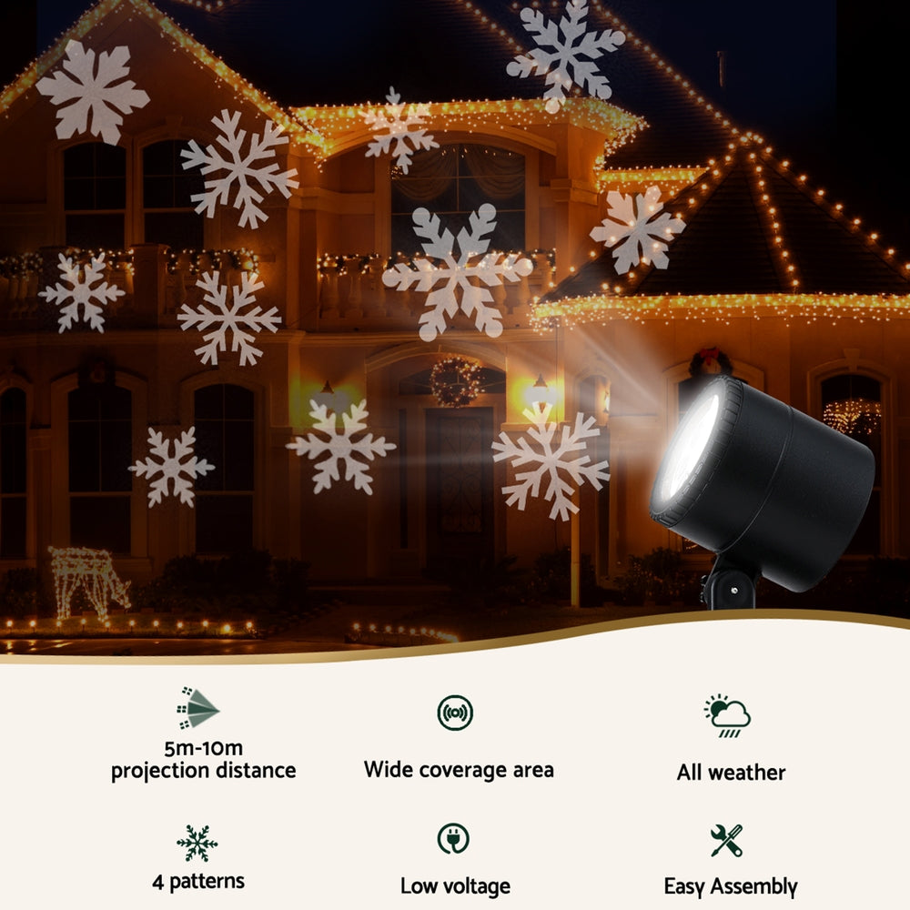 Christmas Lights Laser Light Snowflake Projector Indoor Outdoor