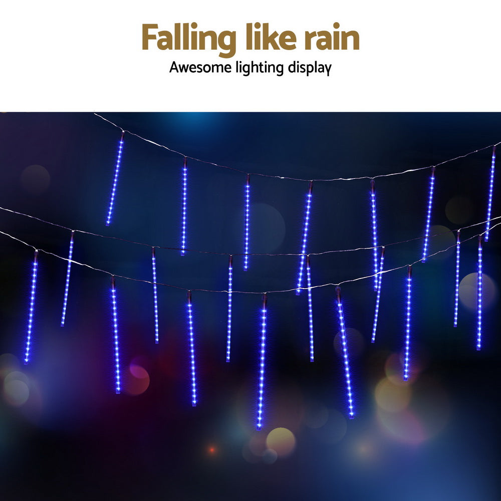 288 LED 7M Christmas Lights Icicle Light Falling Metor