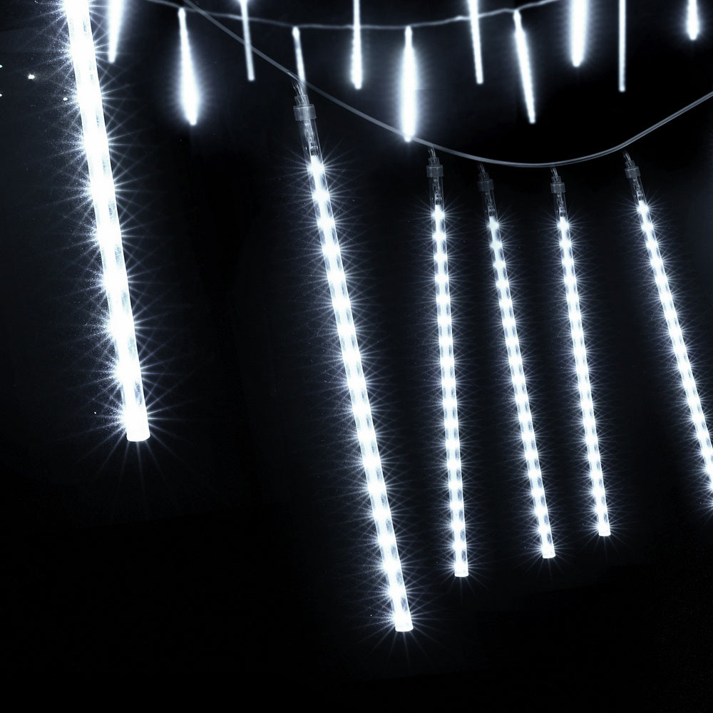 7M Christmas Lights Shower Light 288 LED Icicle Falling Metor