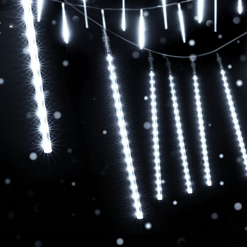 7M Christmas Lights Shower Light 288 LED Icicle Falling Metor