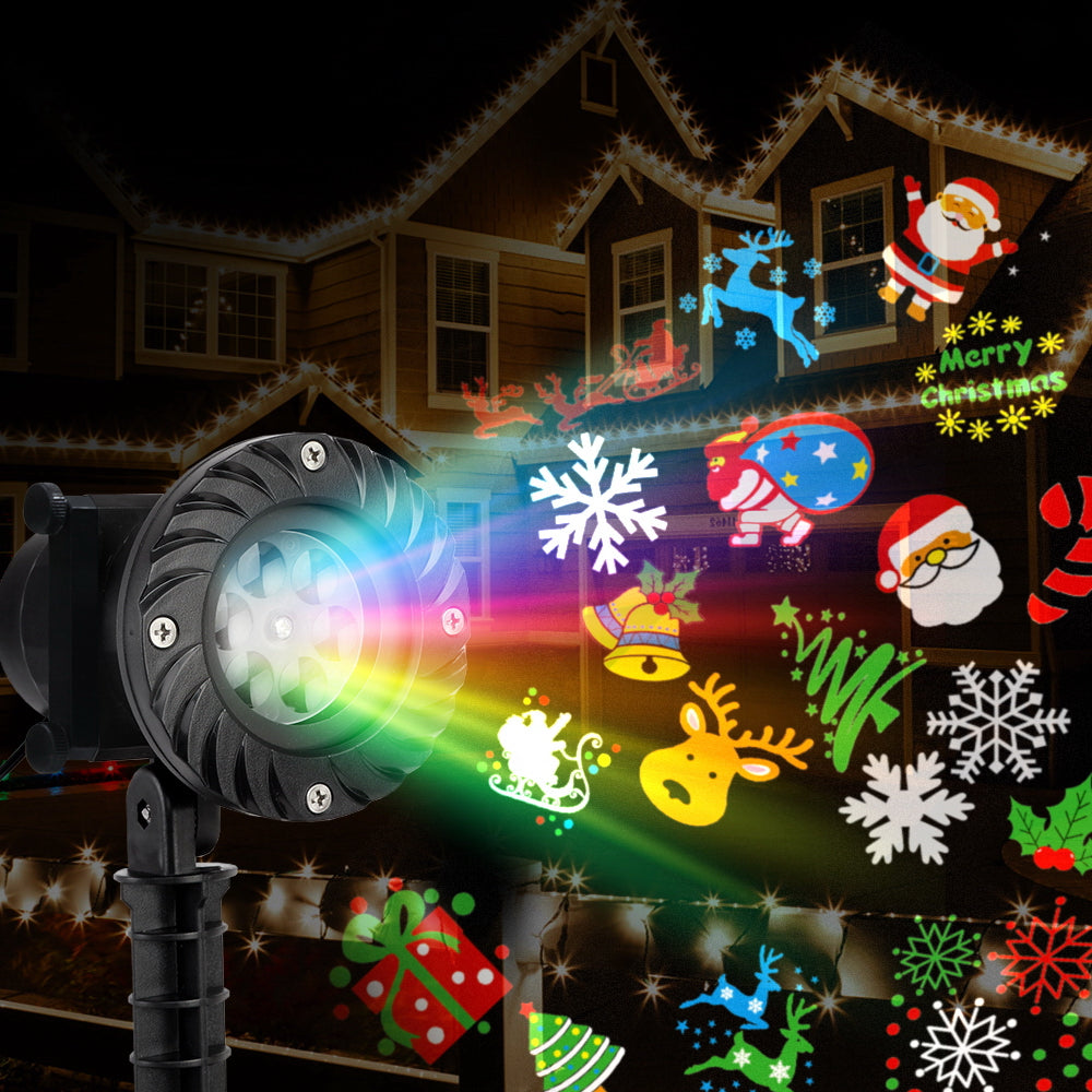 1X Projector Light Christmas Lights Laser Outdoor Decorations