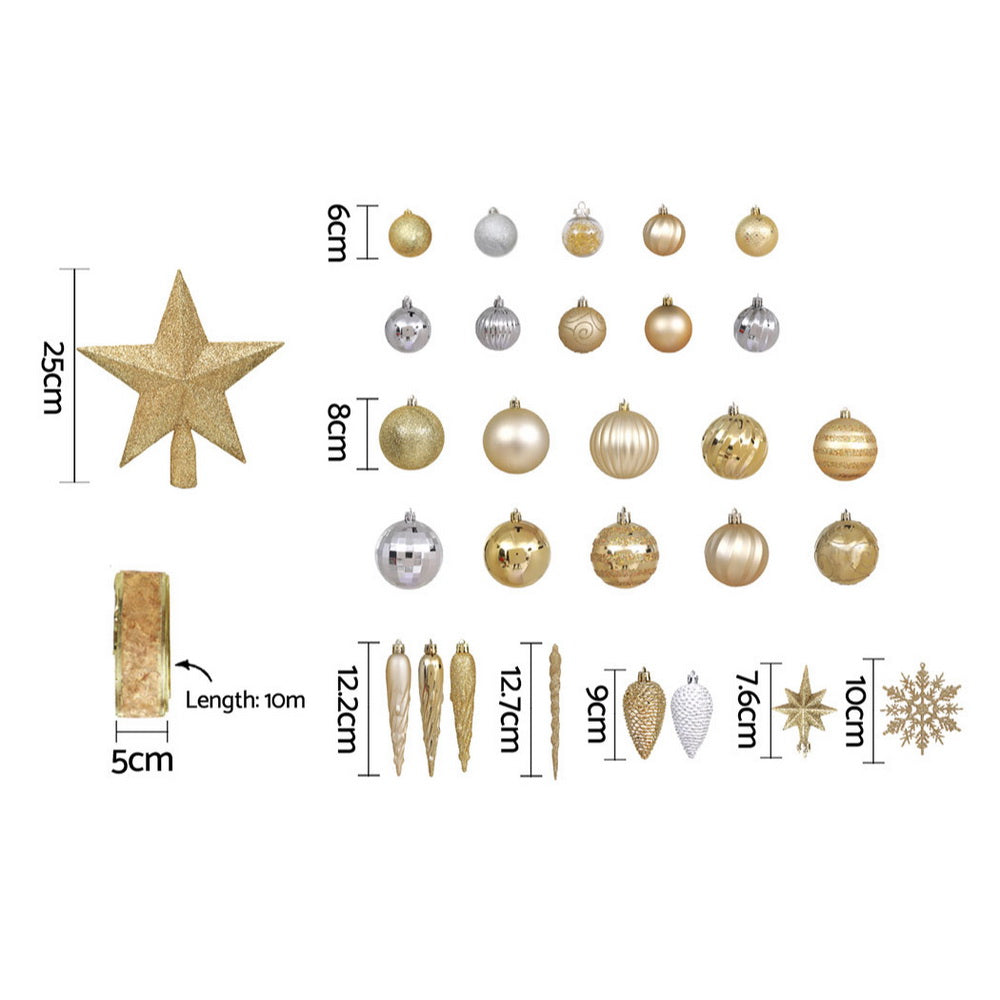 125pcs Christmas Tree Decorations Set Baubles Ornaments?Party