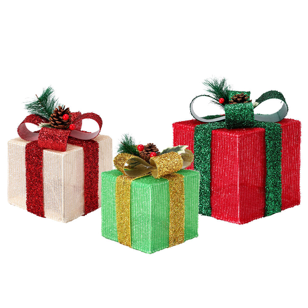 3 PCS Christmas Lights 60 LED Fairy Light Gift Box