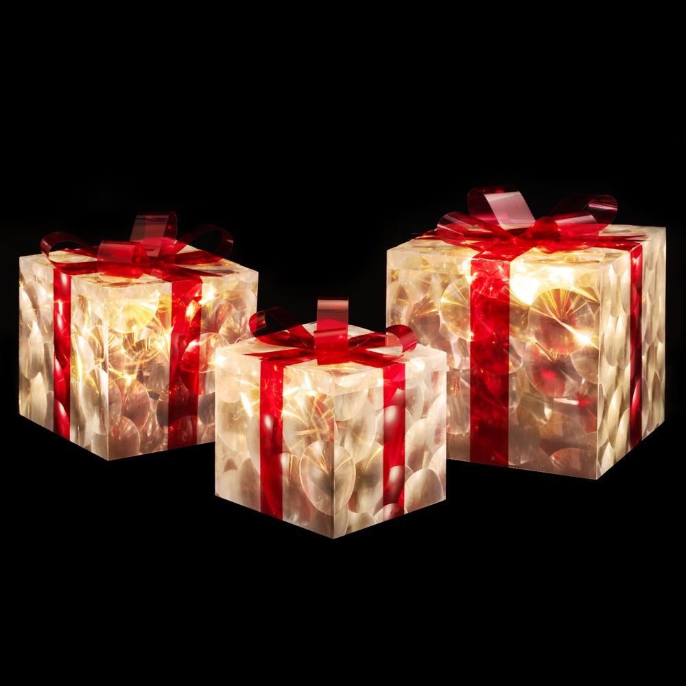 3 PCS Christmas Lights 70 LED Fairy Light Gift Box