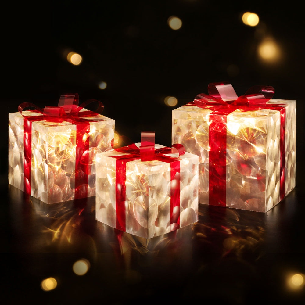 3 PCS Christmas Lights 70 LED Fairy Light Gift Box